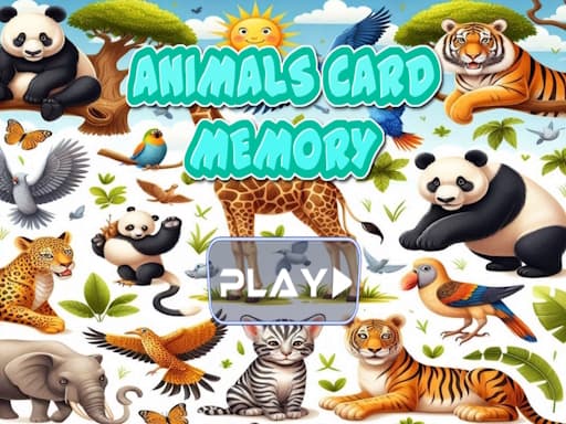 Animal cards memory