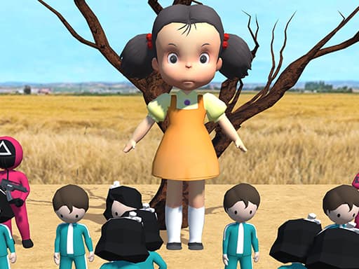 Squid Doll - Red Light Green Light