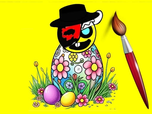 Sprunki Easter Coloring